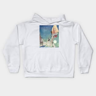 The Man Who Never Laughed by Kay Nielsen Kids Hoodie